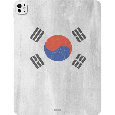 South Korean Flag Distressed iPad Pro 13in M4 (2024) Skin